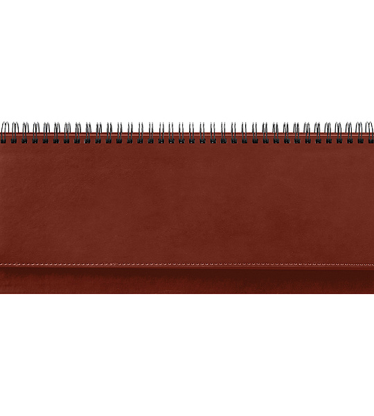 Планинг недатированный, 330*130мм, 56л., кожзам, OfficeSpace "Winner", коричневый