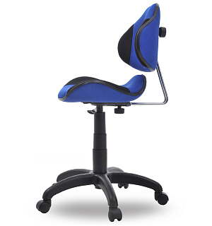 Кресло детское Фабрикант Джерси, ткань TW, черн/синий № 9/№11г/п 140, PL 600