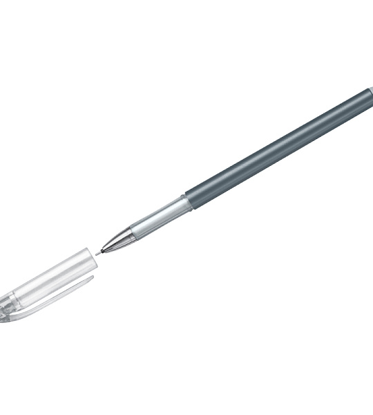 Ручка гелевая стираемая OfficeSpace "Orient" черная, 0,38мм