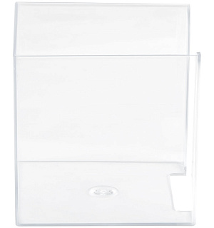 Подставка для бумажного блока СТАММ, 9*9*9, прозрачный