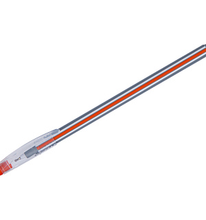 Ручка шариковая OfficeSpace "Magic stripe" синяя, 0,6мм, трехгранная, на масляной основе, штрих-код