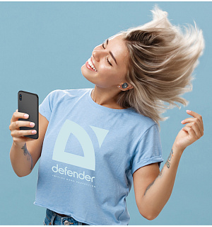 Наушники с микрофоном беспроводные Defender Twins 638, Bluetooth 5.0, разъем Micro-USB, черный