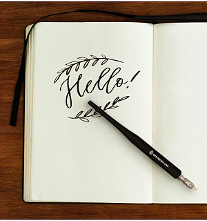 Перья плакатные Greenwich Line, 5шт.+держатель