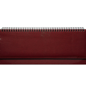 Планинг недатированный, 330*130мм, 56л., кожзам, OfficeSpace "Winner", бордовый