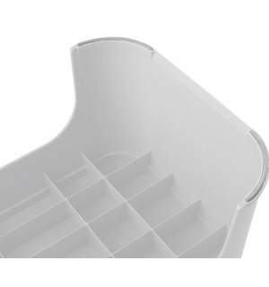 Стремянка-табурет-подставка 1 ступень, пластиковая, 16х34х26см, нагрузка 200кг, цвет, 434150065