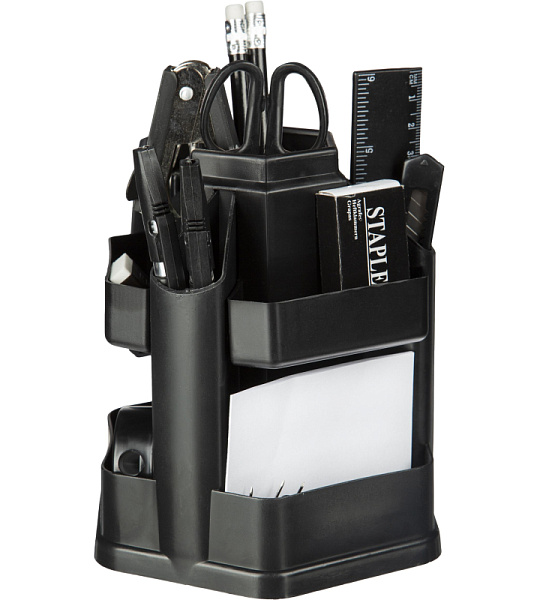 Набор настольный ATTACHE JC805 черный вращающийся -17предметов