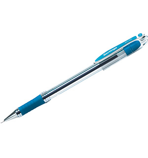 Ручка шариковая Berlingo "I-10" синяя, 0,4мм, грип