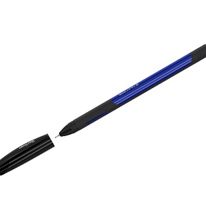 Ручка гелевая Berlingo "Shuttle" синяя, 0,5мм, игольчатый стержень