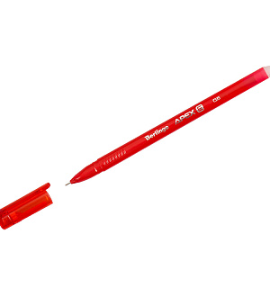Ручка гелевая стираемая Berlingo "Apex E" красная, 0,5мм, трехгранная
