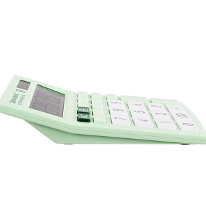 Калькулятор настольный BRAUBERG ULTRA PASTEL-12-LG (192x143 мм), 12 разрядов, двойное питание, МЯТНЫЙ, 250504