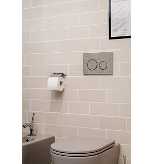 Держатель для туалетной бумаги с крышкой CUT100