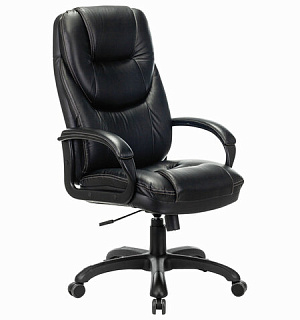 Кресло офисное BRABIX PREMIUM "Nord EX-590", черный пластик, экокожа, черное, 532097