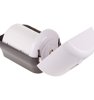 Диспенсер для полотенец в рулонах OfficeClean Professional, с центральной вытяжкой(M1/M2), белый