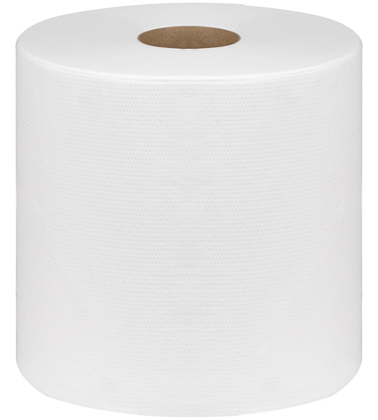 Полотенца бумажные в рулонах OfficeClean Professional, 2-слойные, 180м/рул, ЦВ, белые