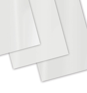 Обложки картонные для переплета, А4, КОМПЛЕКТ 100 шт., глянцевые, 250 г/м2, белые, BRAUBERG, 530840