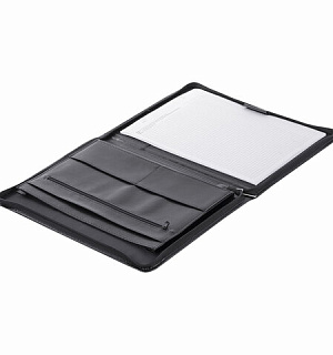 Папка из кожзаменителя на молнии "Лидер", 123Н