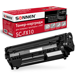 Картридж лазерный SONNEN (SC-FX-10) для CANON i-SENSYS MF4018/4120/40/50/4270, ВЫСШЕЕ КАЧЕСТВО, ресурс 2000 стр., 362432
