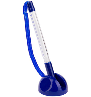 Ручка шариковая настольная OfficeSpace "Reception" синяя, 0,7мм, синий корпус