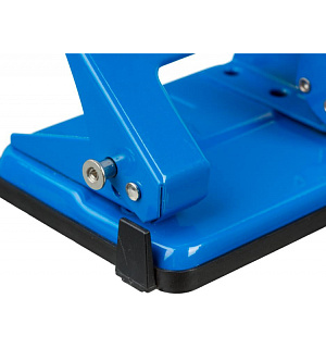 Дырокол Attache Economy до 20 листов, с линейкой, металл, синий