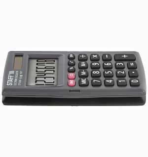Калькулятор карманный STAFF STF-6248 (104х63 мм), 8 разрядов, двойное питание, 250284