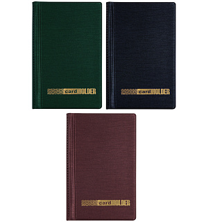 Визитница настольная OfficeSpace на 96 визиток, ПВХ, ассорти