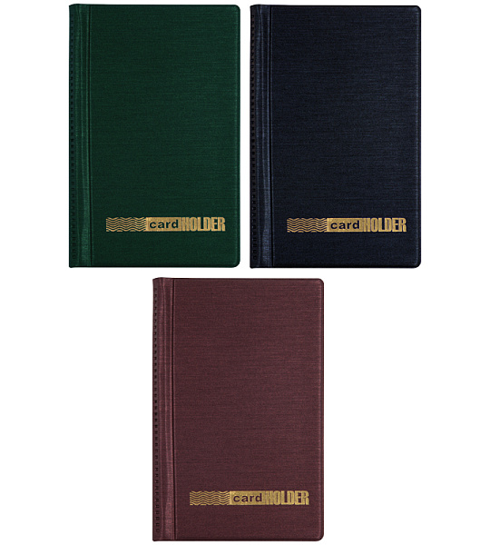 Визитница настольная OfficeSpace на 96 визиток, ПВХ, ассорти