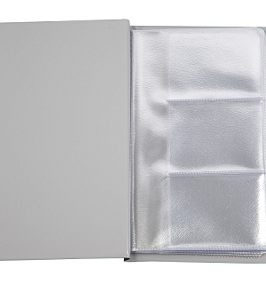 Визитница настольная OfficeSpace на 96 визиток, ПВХ, ассорти