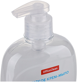 Мыло-крем жидкое OfficeClean "Жемчужное", антибактериальное, с дозатором, 300мл