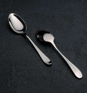 Набор чайных ложек Stella, h=16 см, 6 шт, цвет серебряный