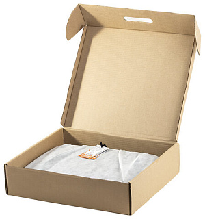 Папка из натуральной кожи на молнии, с выдвижными ручками, 385х280х50, черная, 8-021