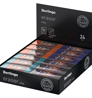 Ластик Berlingo "Tribe", прямоугольный, 50*20*11мм