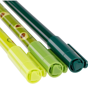 Ручка гелевая стираемая MESHU "Avocado" синяя, 0,5мм, корпус ассорти