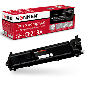 Картридж лазерный SONNEN (SH-CF218A) для HP LaserJet M132/M104, ВЫСШЕЕ КАЧЕСТВО, ресурс 1400 стр., 362916