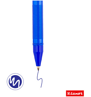 Ручка шариковая Luxor "Focus Icy" синяя, 1,0мм
