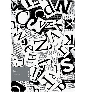 Папка-уголок Berlingo "Swift" А4, 200мкм, с рисунком