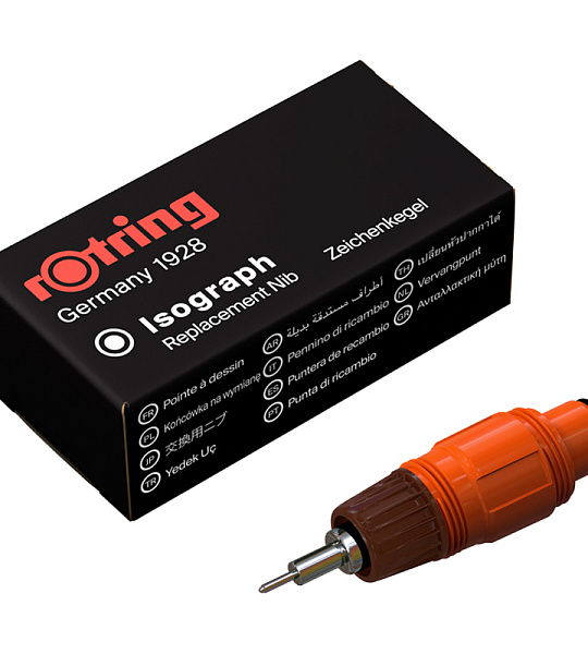 Пишущий элемент для изографа Rotring 1.0мм, картон. упаковка