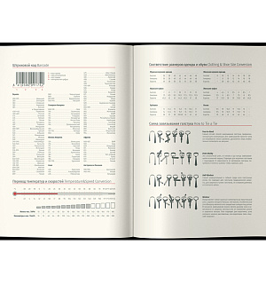 Ежедневник датированный 2023г., А6, 184л.,  кожа, Delucci, гладкая кожа, зол. срез, черный