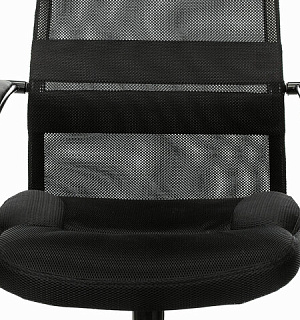 Кресло офисное BRABIX PREMIUM "Stalker EX-608 PL", ткань-сетка/кожзам, черное, 532090
