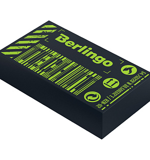 Ластик Berlingo "Tech it", 8шт, прямоугольный, 45*25*10мм, PVC бокс