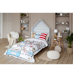 Постельное бельё «Этель» 1.5 сп My sweet home 143*215 см, 150*214 см, 50*70 см -1 шт,100% хл, бязь