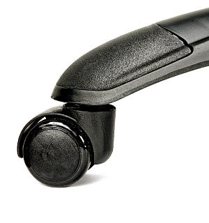 Кресло игровое Helmi HL-S03 "Drift", экокожа черная, вставка ткань серая