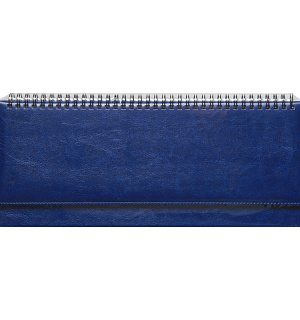 Планинг недатированный, 330*130мм, 56л., кожзам, OfficeSpace "Nebraska", синий