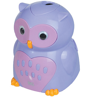 Точилка электрическая BG "Sofi" 1 отверстие, с контейнером, картонная упаковка