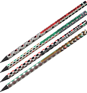 Карандаш ч/г Berlingo "Arcade" HB, круглый, черное дерево, заточен