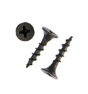 Саморезы гипсокартон-дерево ТУНДРА krep 3.5x19 мм, фосфатированные, 40 шт.