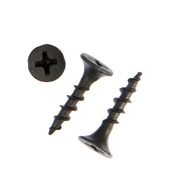 Саморезы гипсокартон-дерево ТУНДРА krep 3.5x19 мм, фосфатированные, 40 шт.