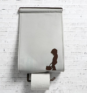 Панно-органайзер для туалета "WC-комфорт", серый