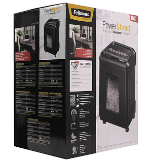 Уничтожитель (шредер) FELLOWES 92Cs, 4 уровень секретности, 4x38 мм, 18 листов, 25 литров, FS-17193