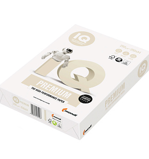 Бумага IQ "Premium" А4, 200г/м2, 250л., 172%