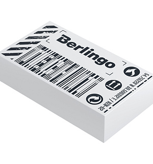 Ластик Berlingo "Tech it", 8шт, прямоугольный, 45*25*10мм, PVC бокс